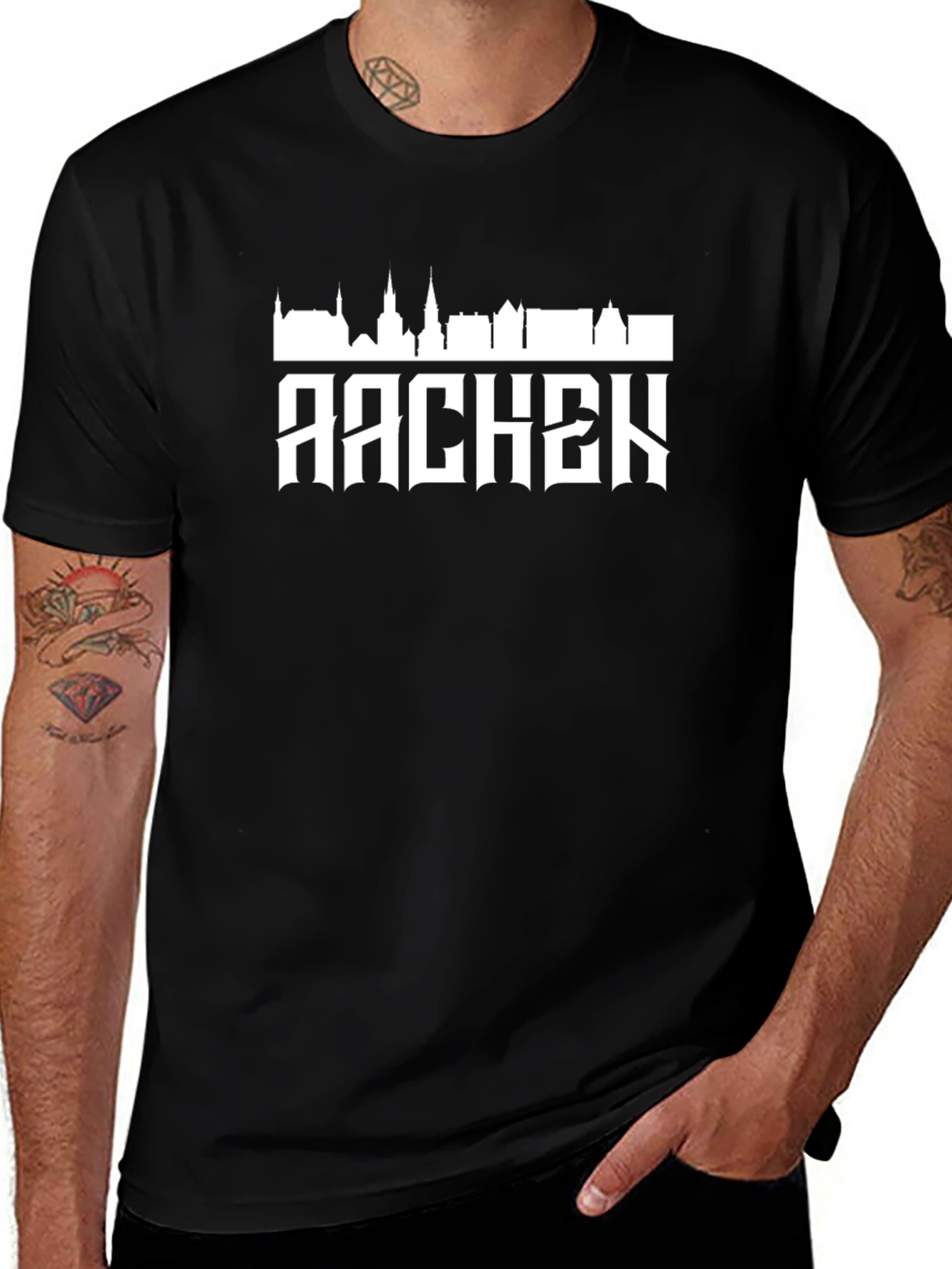 Aachen Skyline Graphic Tee - City Pride