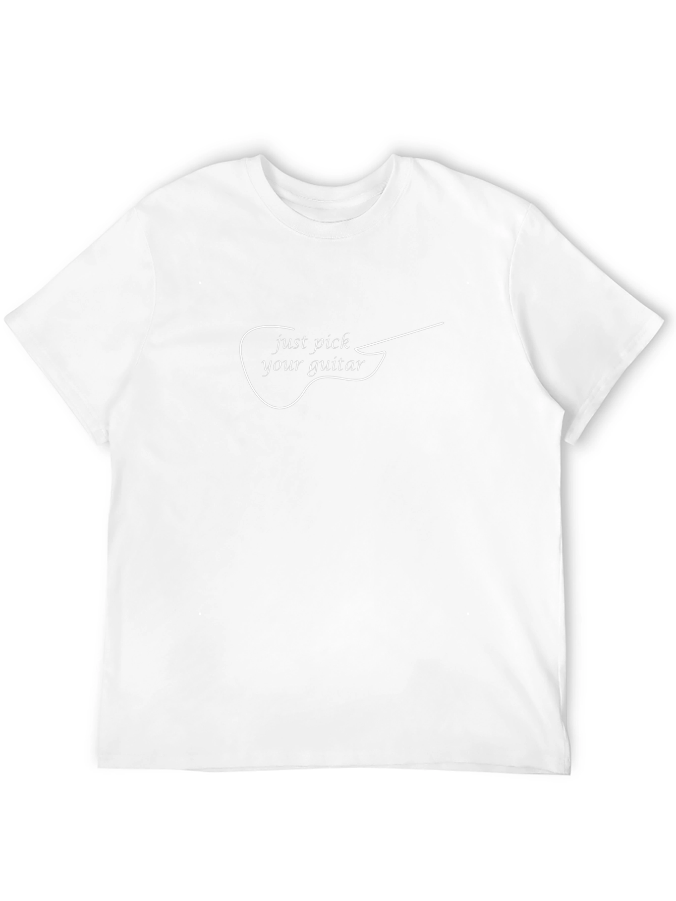 Just Pick Your Guitar Black T-Shirt