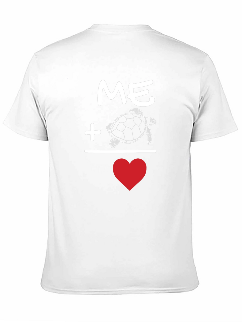 Me Plus Turtle Equals Love Graphic Tee