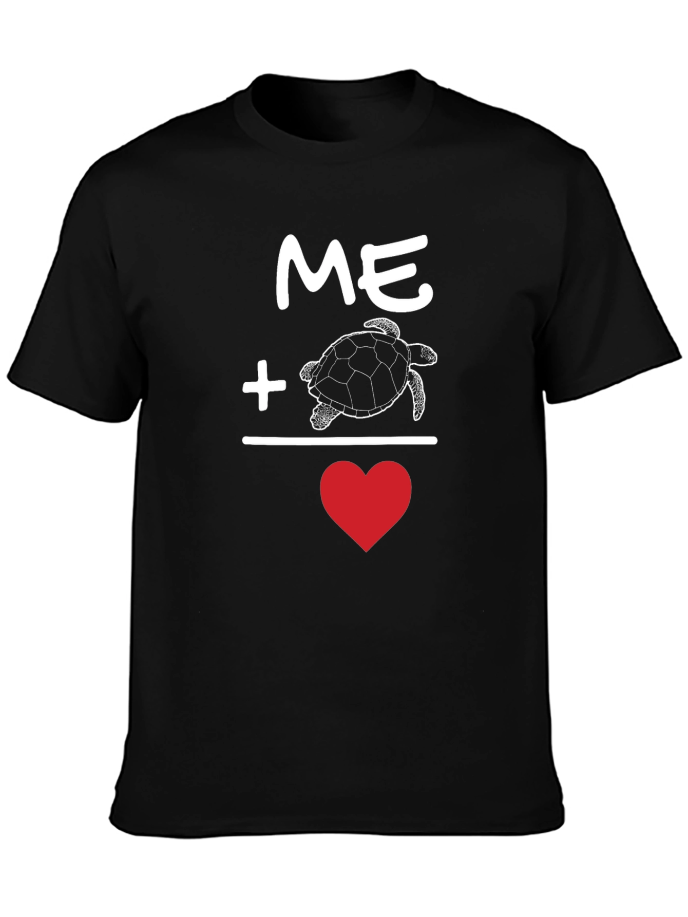 Me Plus Turtle Equals Love Graphic Tee