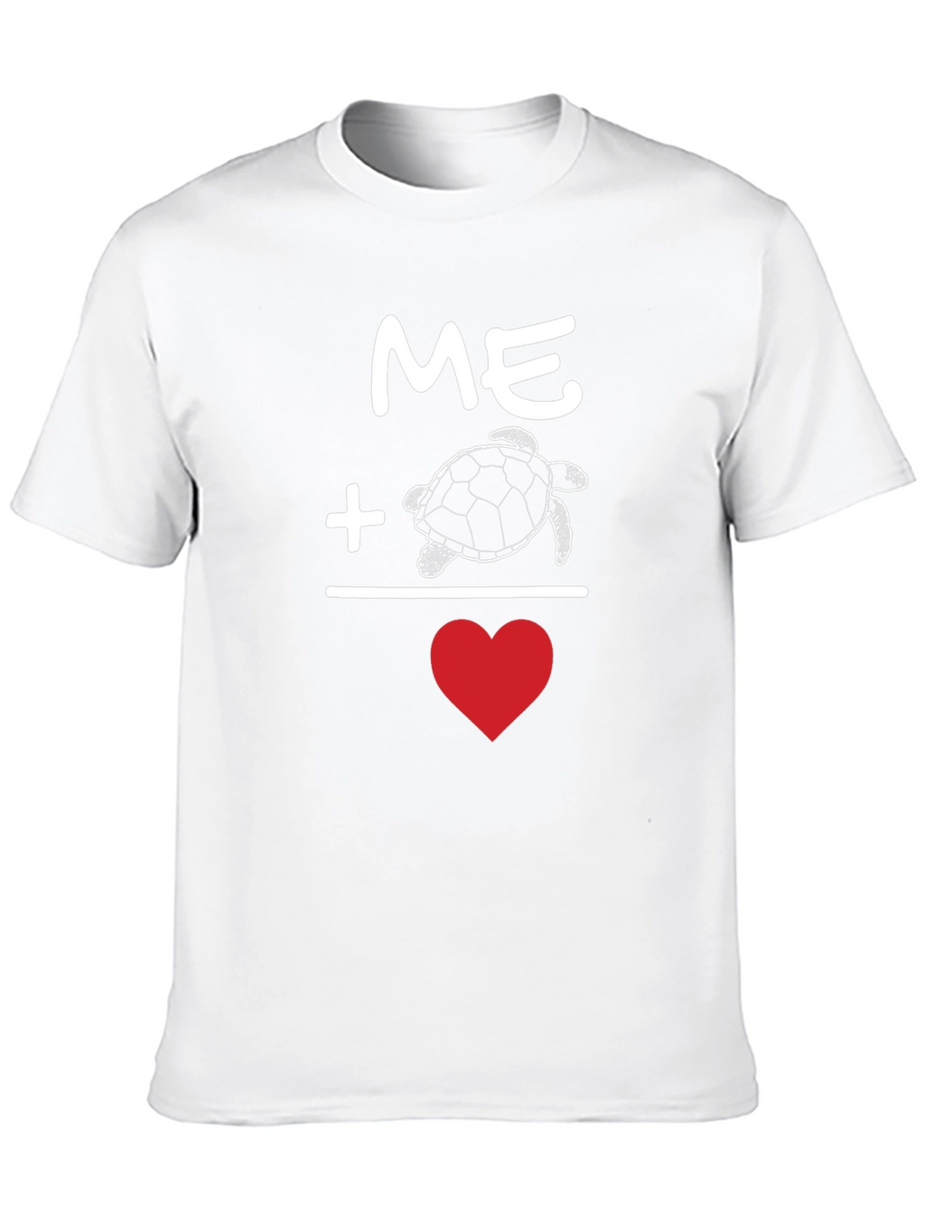 Me Plus Turtle Equals Love Graphic Tee