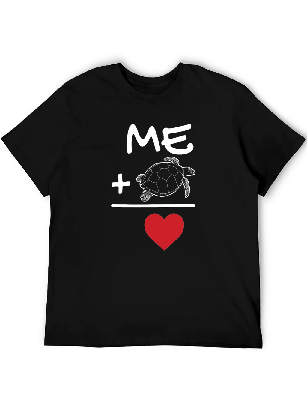 Me Plus Turtle Equals Love Graphic Tee