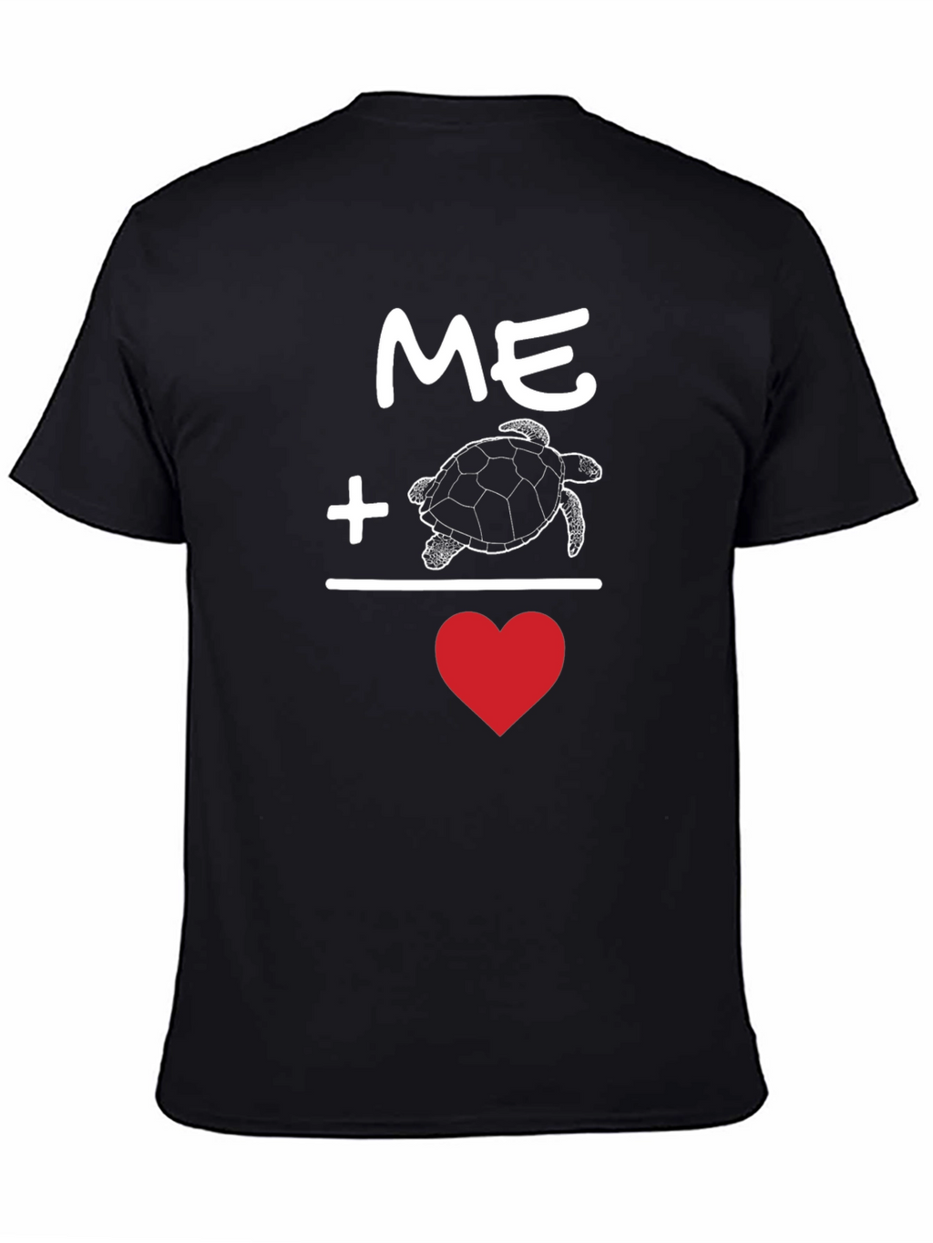 Me Plus Turtle Equals Love Graphic Tee