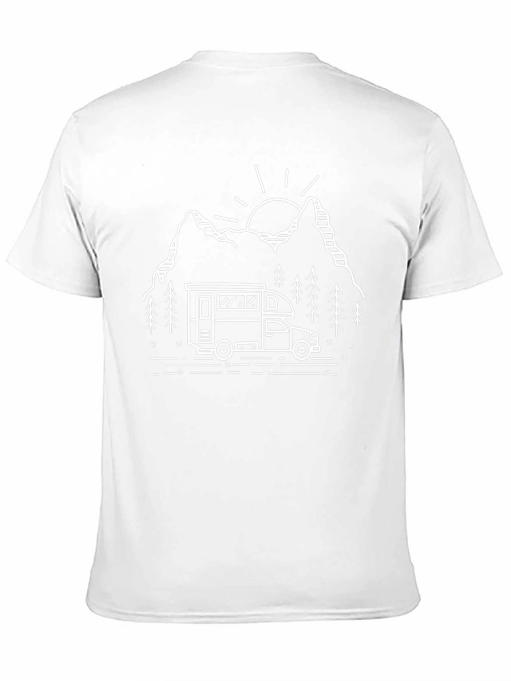 Adventure Camper Graphic T-Shirt - Black
