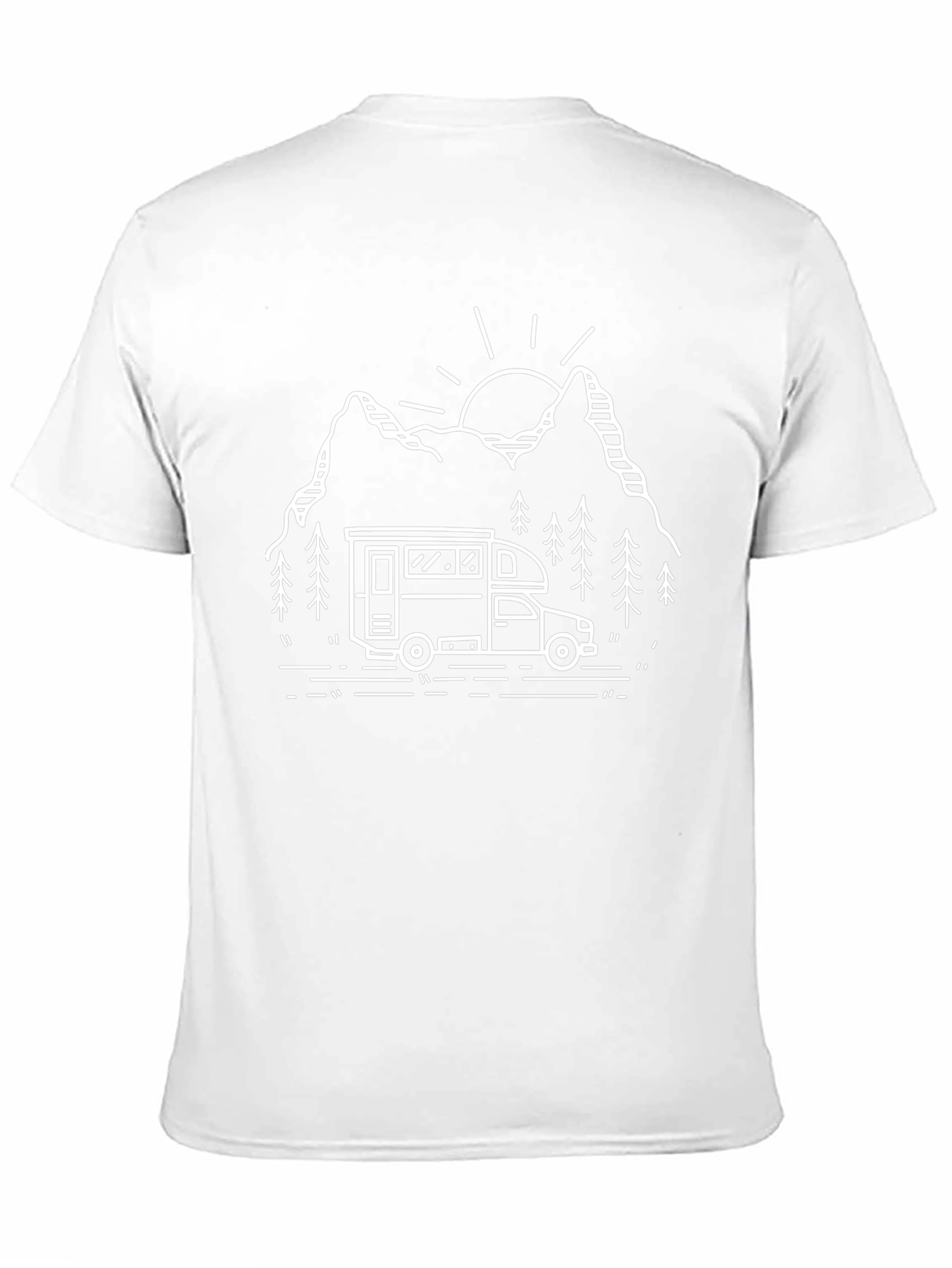 Adventure Camper Graphic T-Shirt - Black