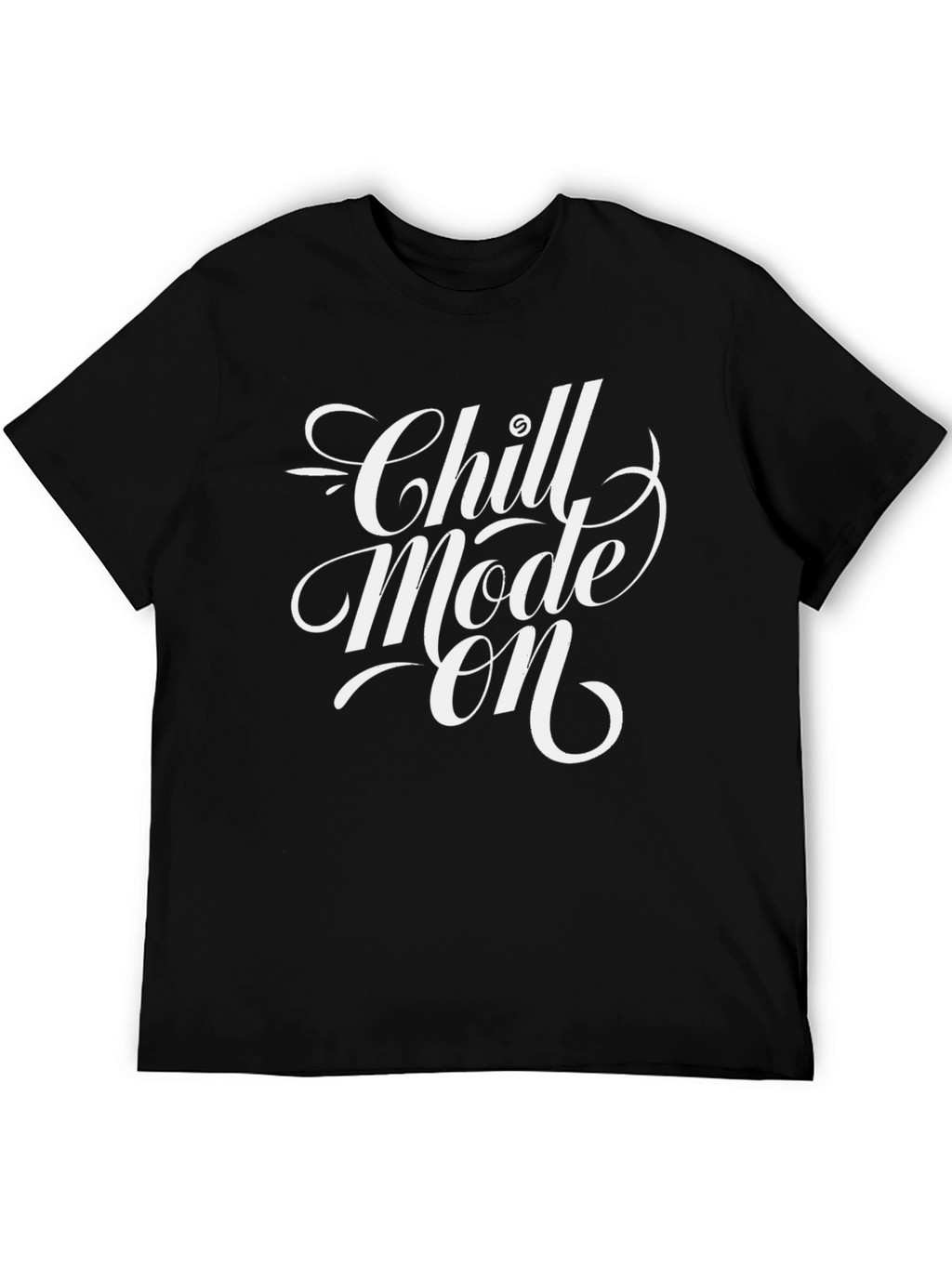 Chill Mode On Graphic Tee - Relaxed Comfort