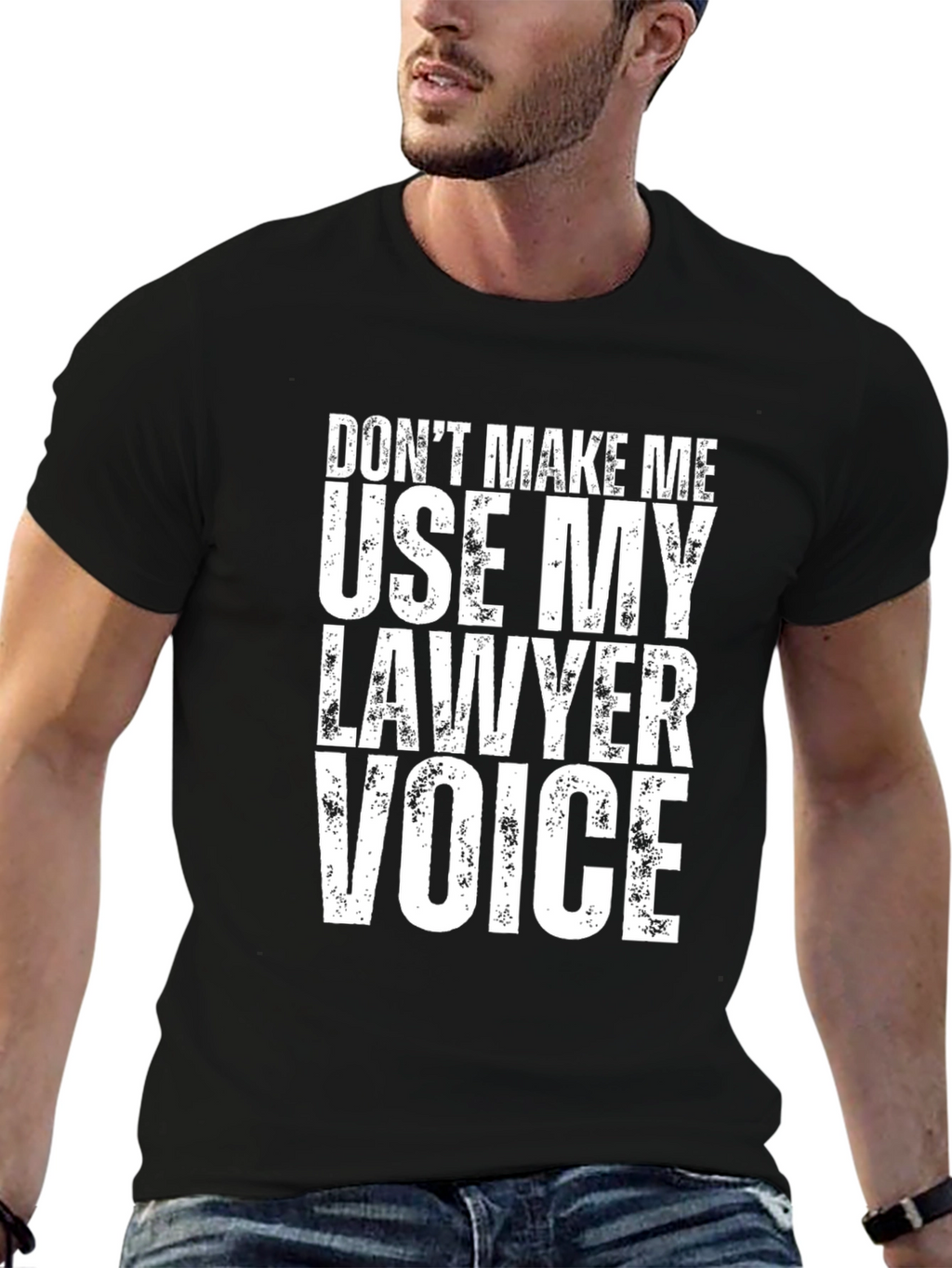 Lawyer Voice T-Shirt - Funny Attorney Gift