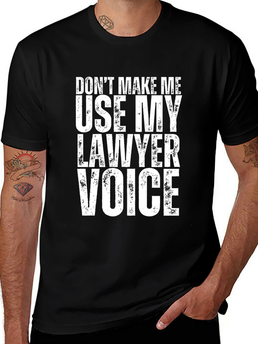 Lawyer Voice T-Shirt - Funny Attorney Gift