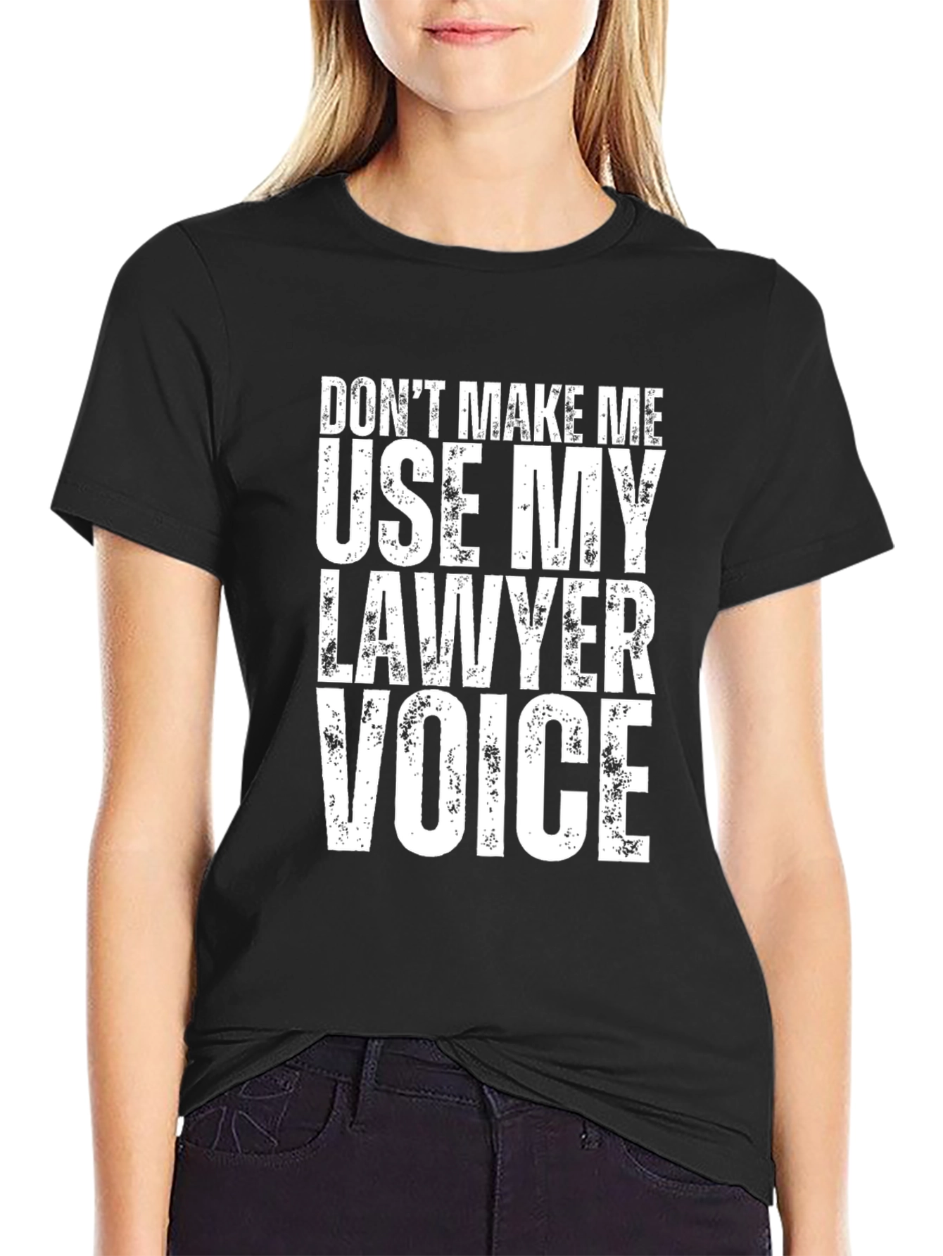 Lawyer Voice T-Shirt - Funny Attorney Gift