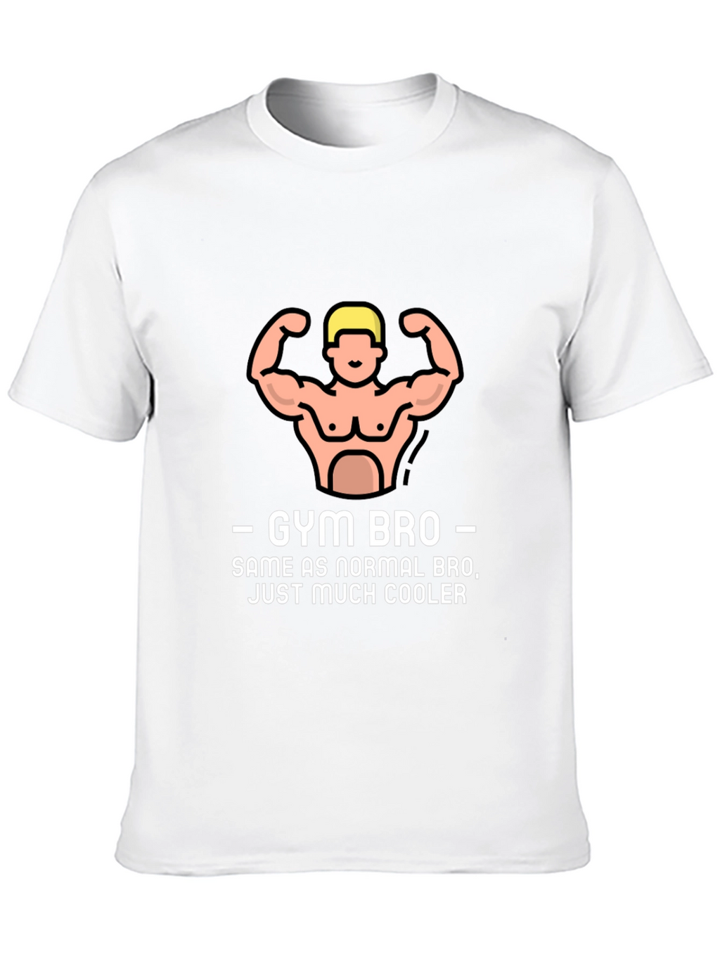 Gym Bro Graphic Tee - Cool Workout Shirt