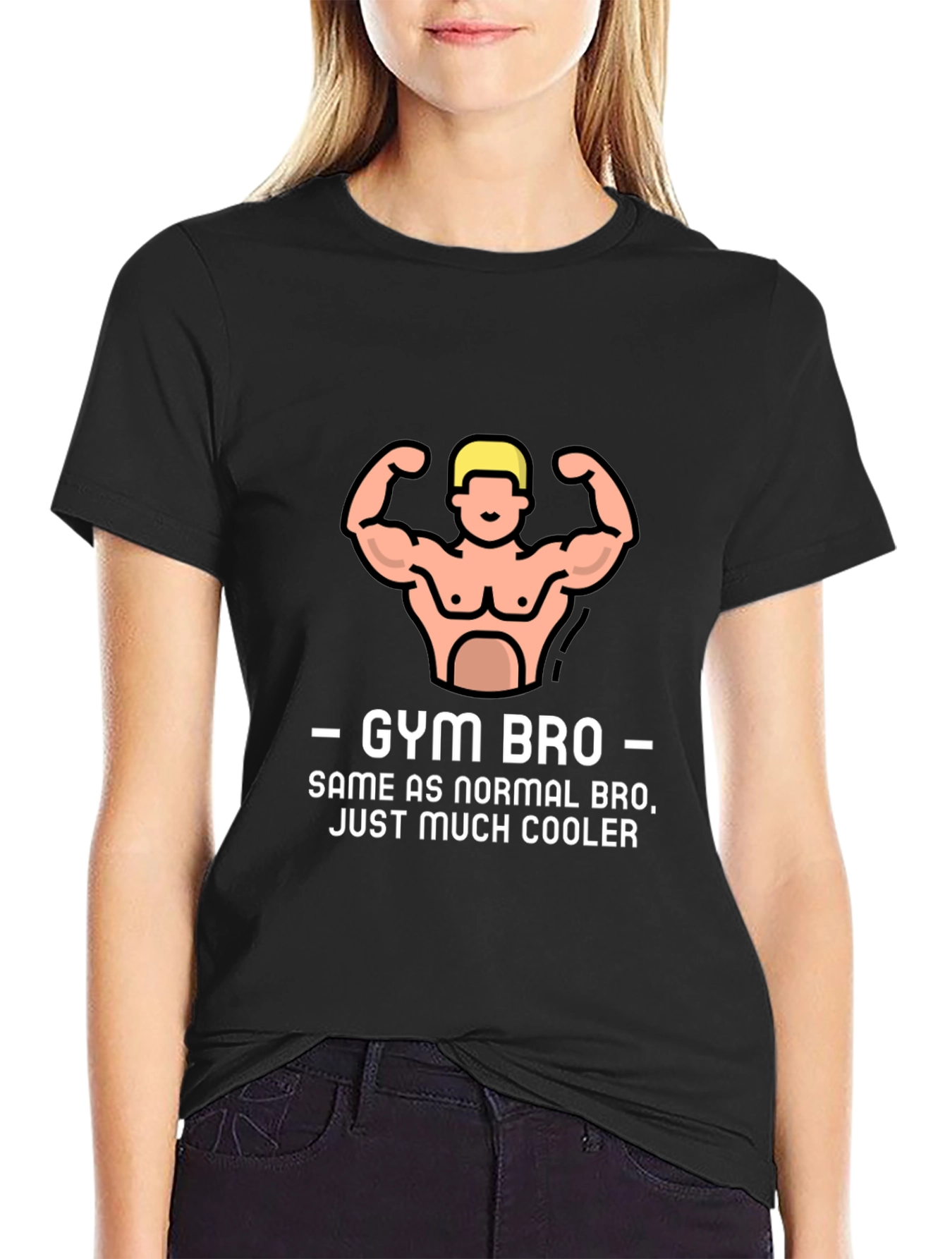 Gym Bro Graphic Tee - Cool Workout Shirt