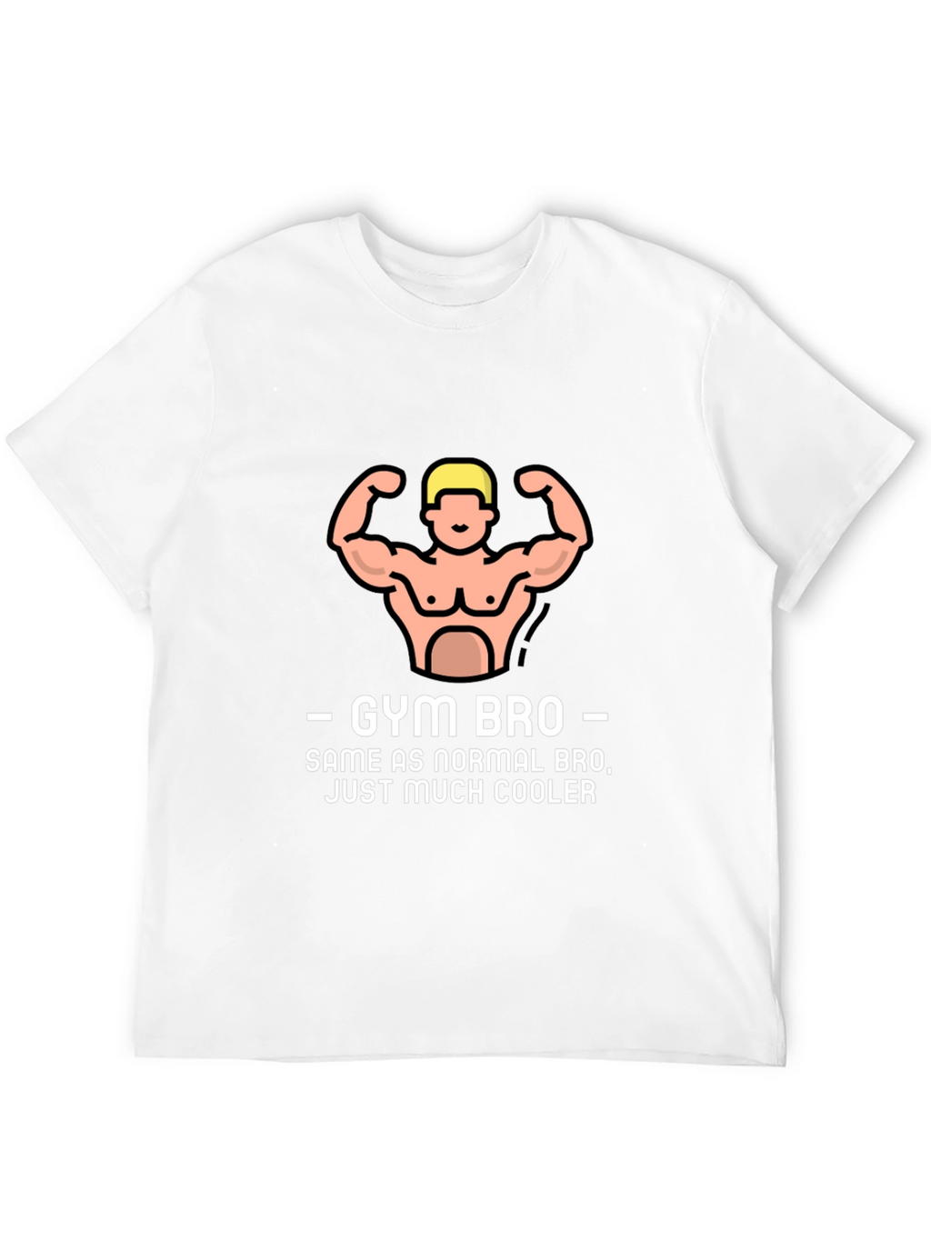 Gym Bro Graphic Tee - Cool Workout Shirt