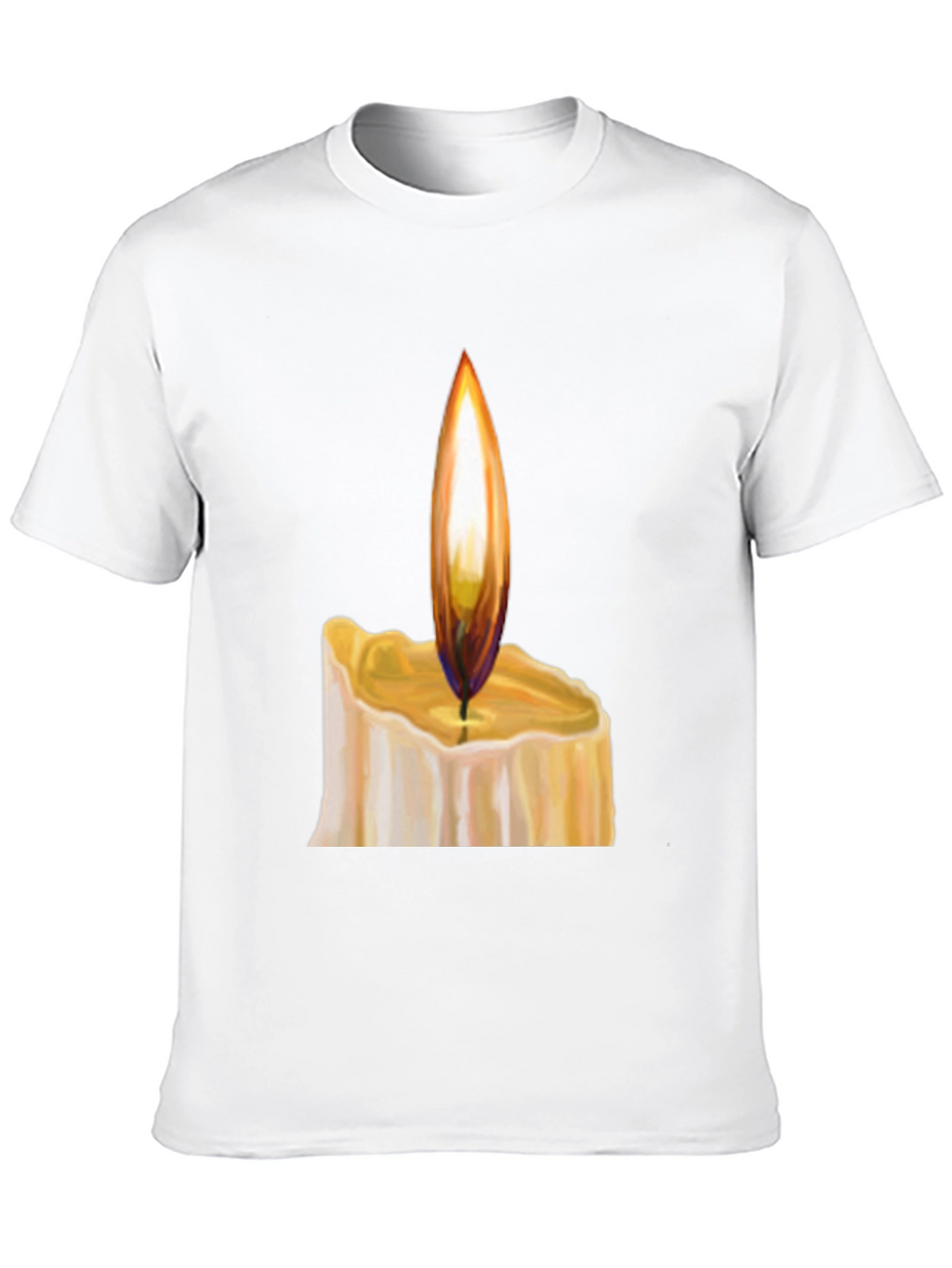 Candlelight Graphic Black T-Shirt