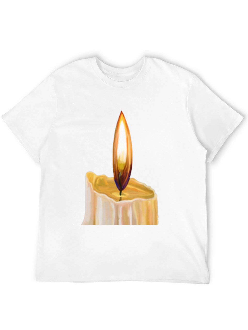 Candlelight Graphic Black T-Shirt