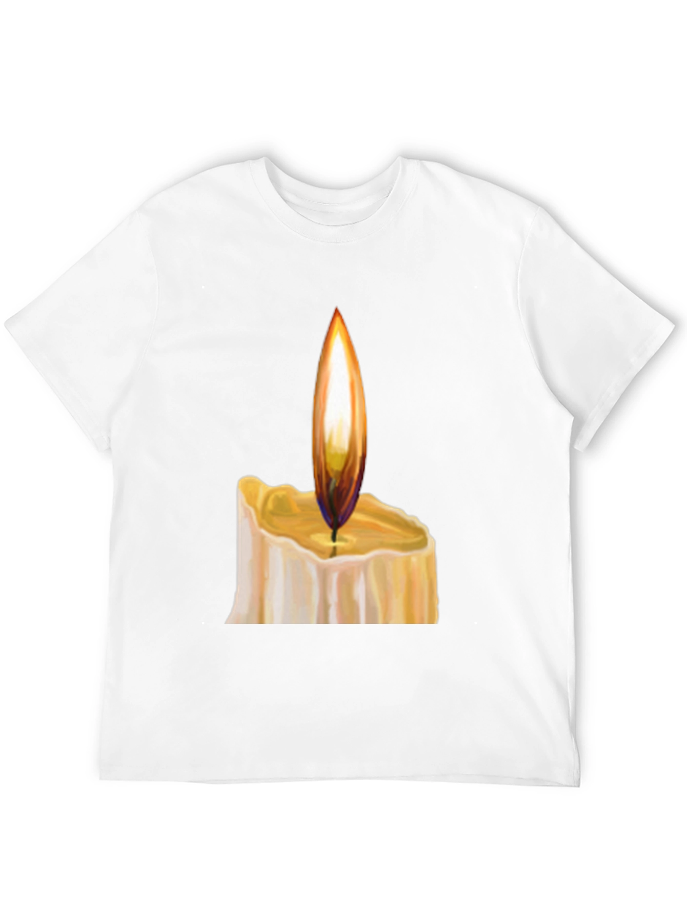 Candlelight Graphic Black T-Shirt