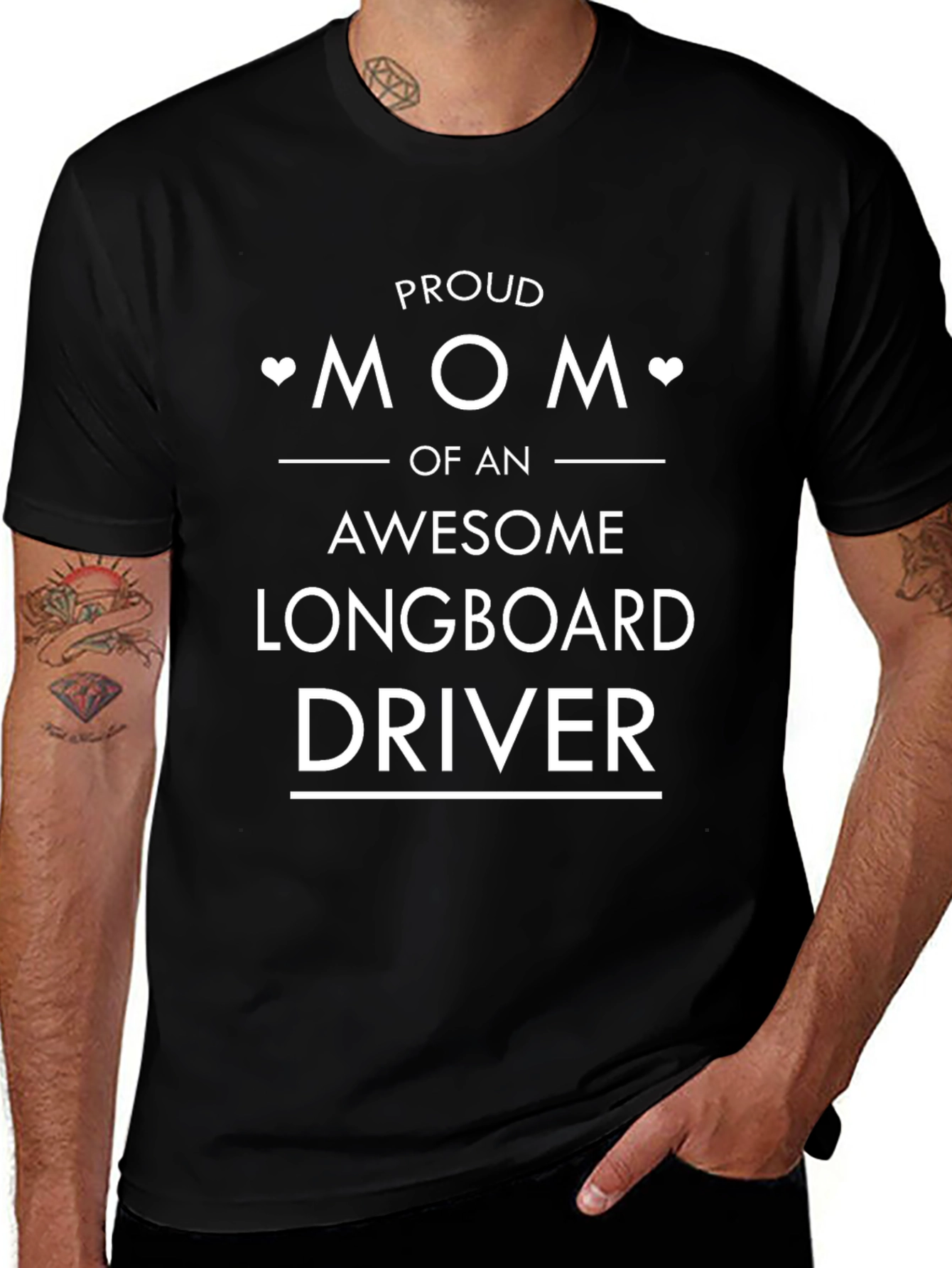 Proud Mom of an Awesome Longboard Driver T-Shirt