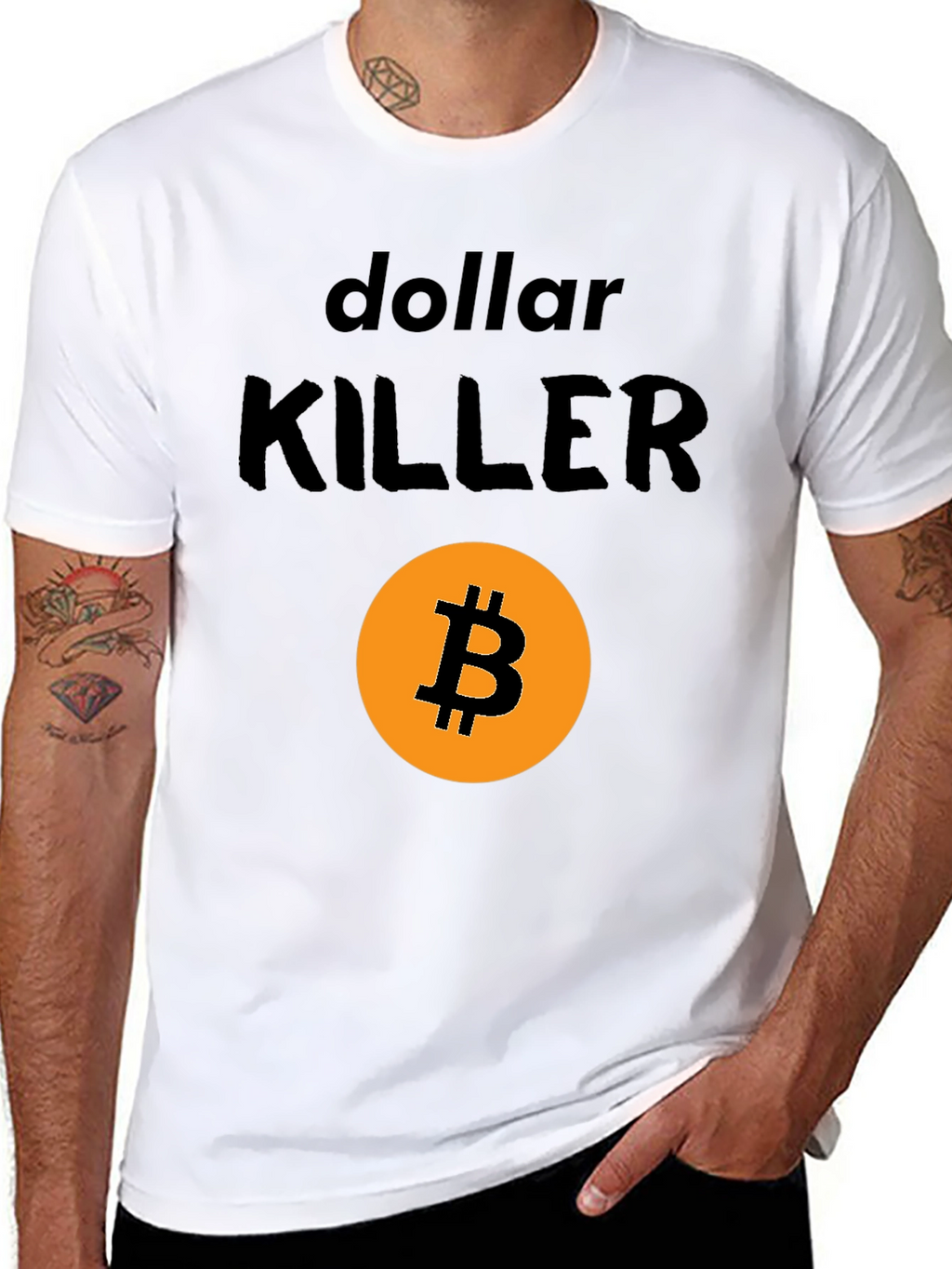 Dollar Killer Bitcoin T-Shirt - Crypto Enthusiast Apparel