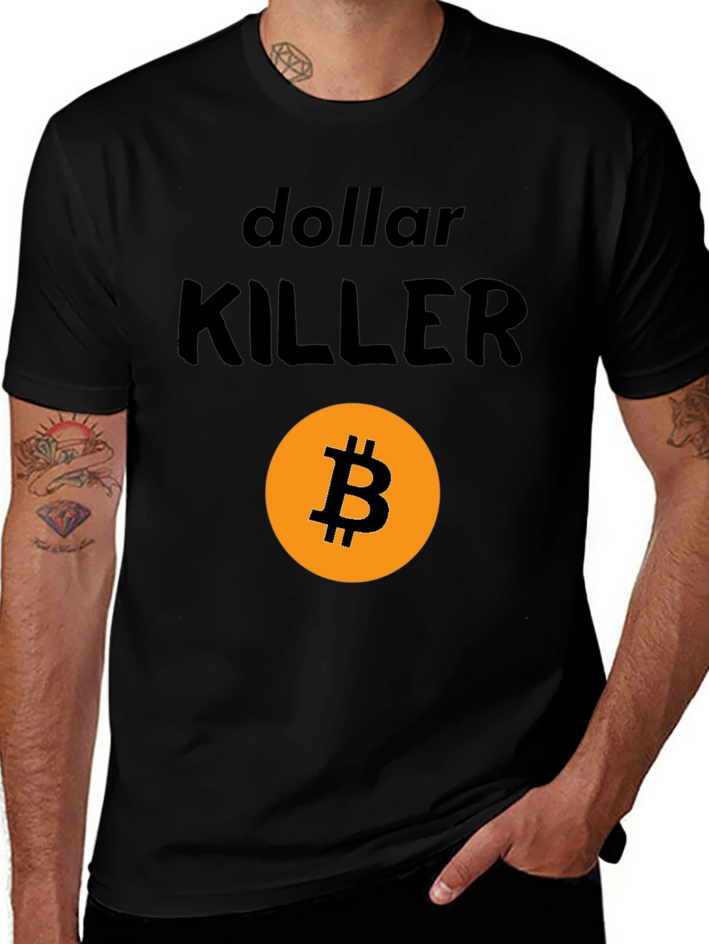 Dollar Killer Bitcoin T-Shirt - Crypto Enthusiast Apparel