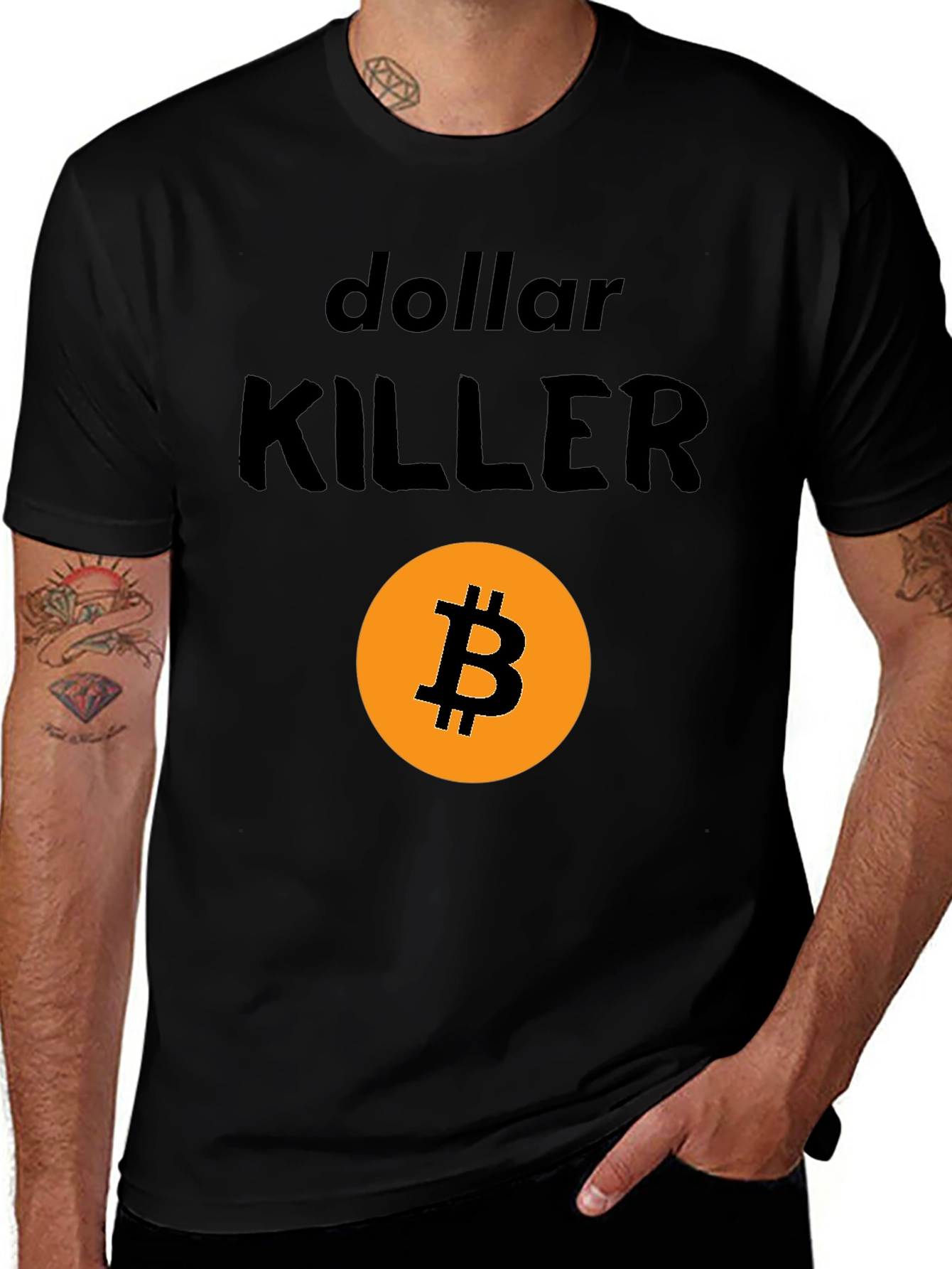 Dollar Killer Bitcoin T-Shirt - Crypto Enthusiast Apparel