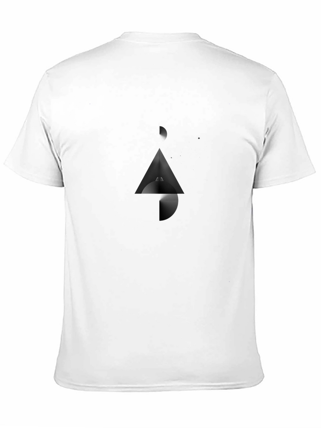 Abstract Graphic Black T-Shirt