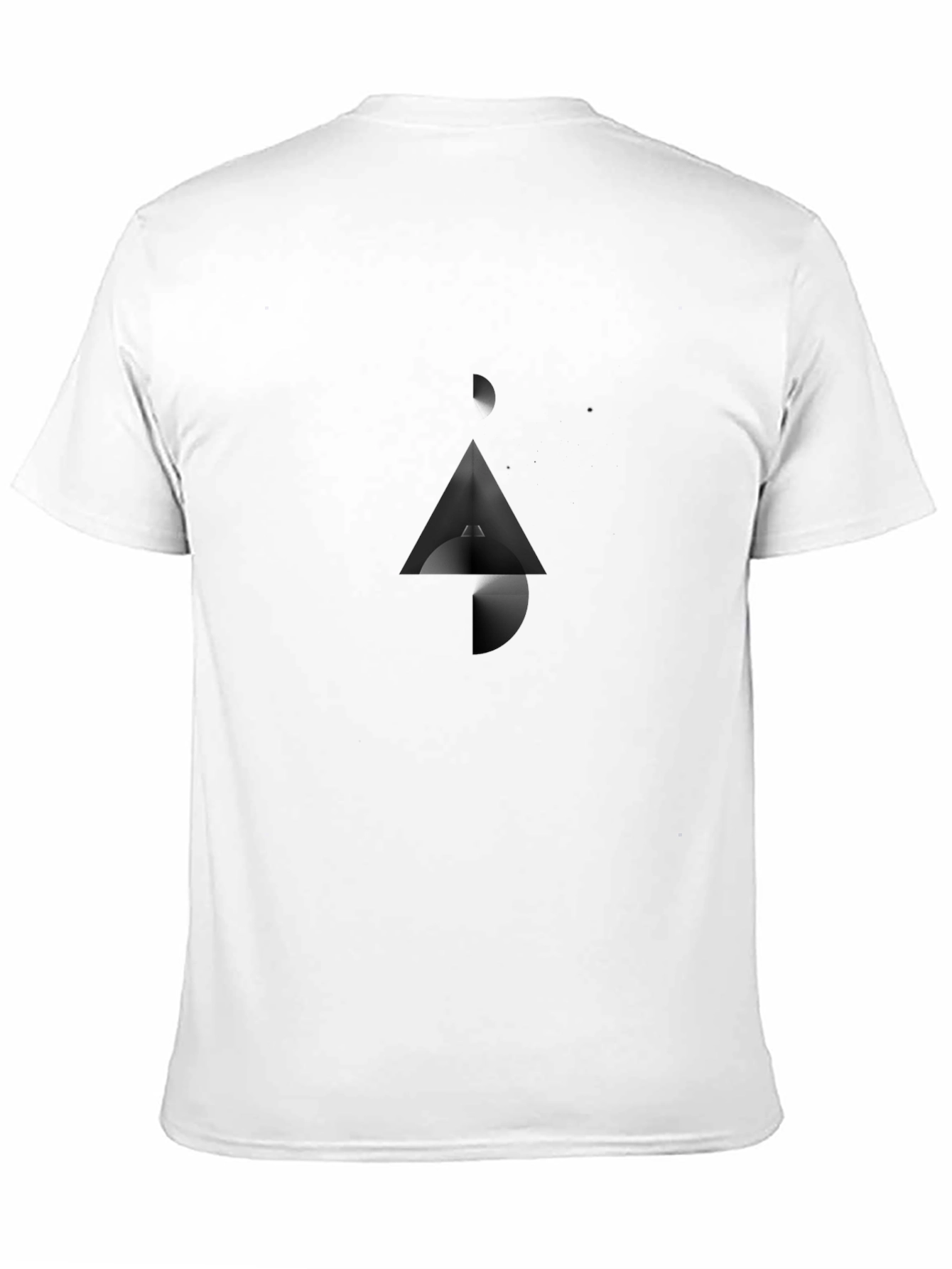 Abstract Graphic Black T-Shirt